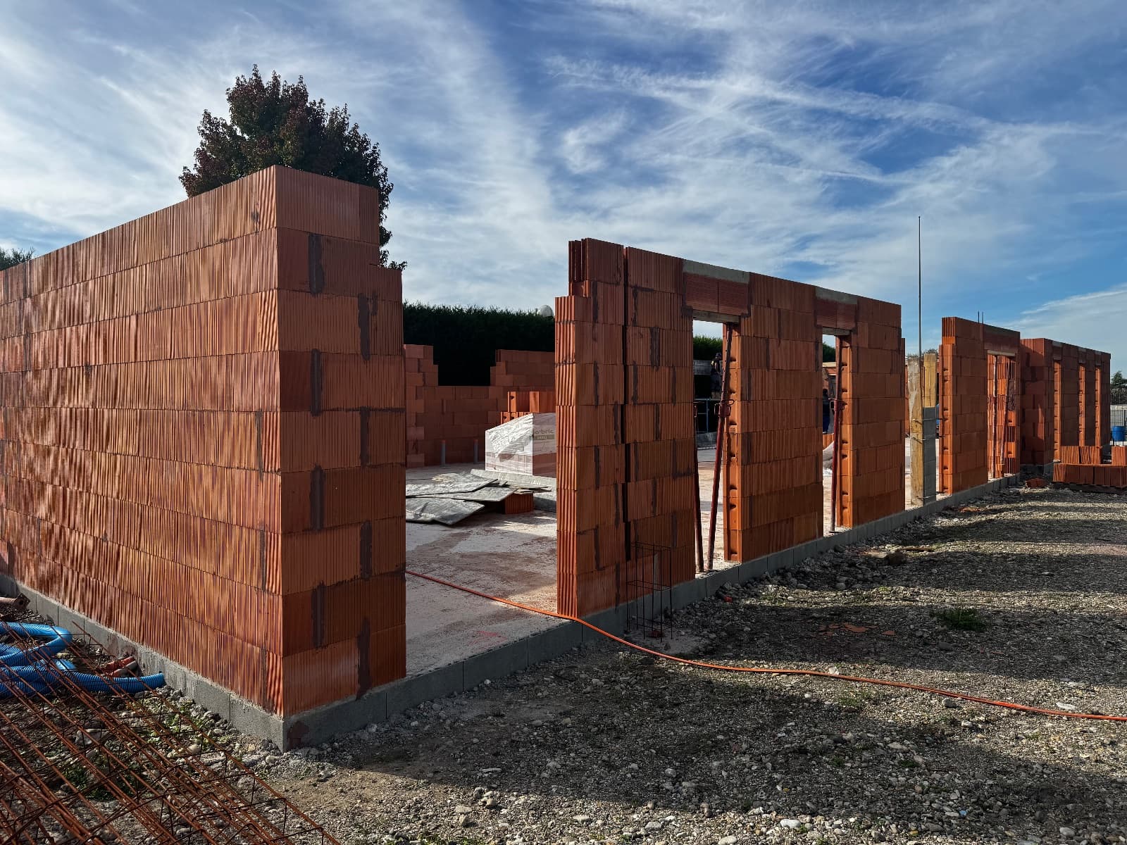 Construction d’un immeuble de bureaux — chantier de FTH Construction à Bolbec